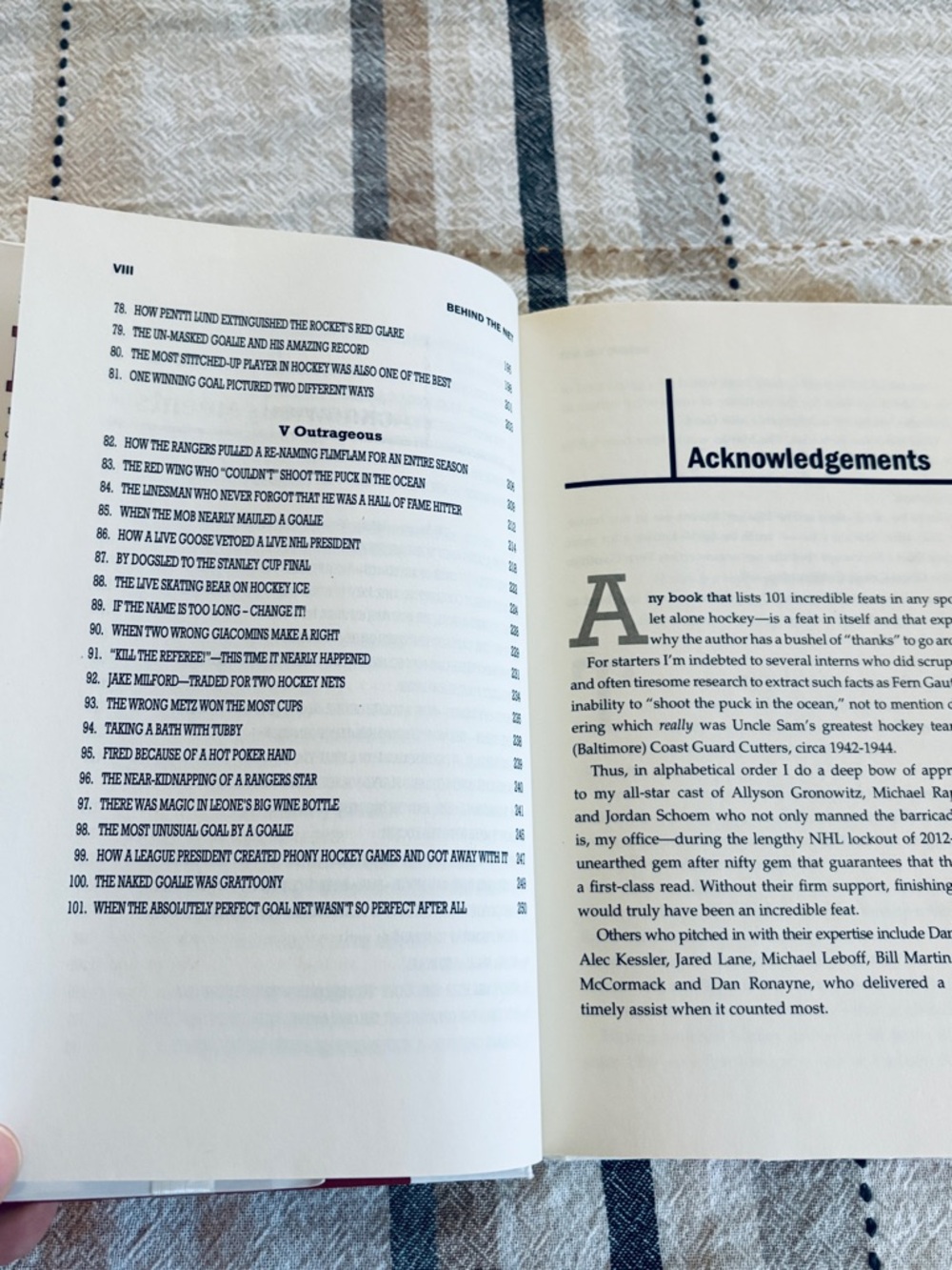 Behind the Net Stan Fischler Hardcover Book 101 Incredible Hockey Stories 2013 - Picture 9 of 11